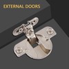 2Pcs Adjustable Page Turning Axis Reliable Cabinet Hinges Alloy Heavy-Duty
