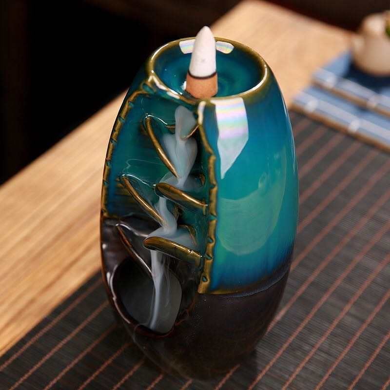 My Incense Waterfall Backflow Incense Burner with 100 Backflow Incense