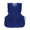 Chasuble Tunic Throw Apron Dederon Nylon Nostalgia Ruffle Dots, Blue