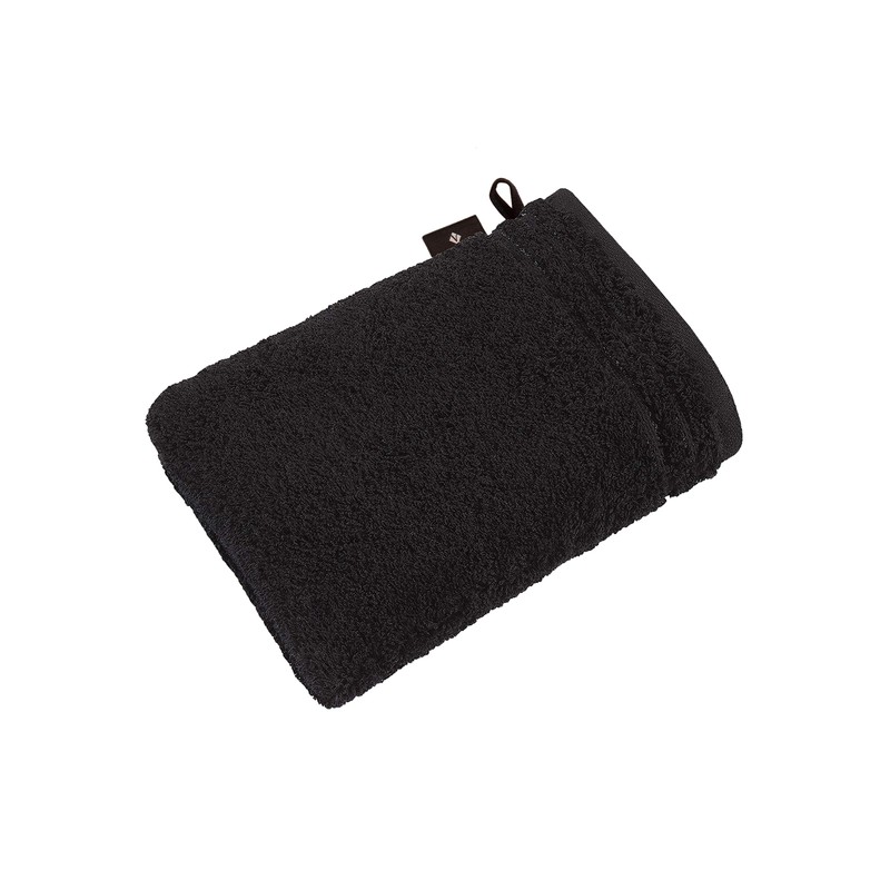Vossen Calypso Feeling Wash Mitt 22 x 16 cm Black