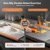 Titanium Cutting Boards for Kitchen, Double-sided non-toxic Pure Titanium Cutting