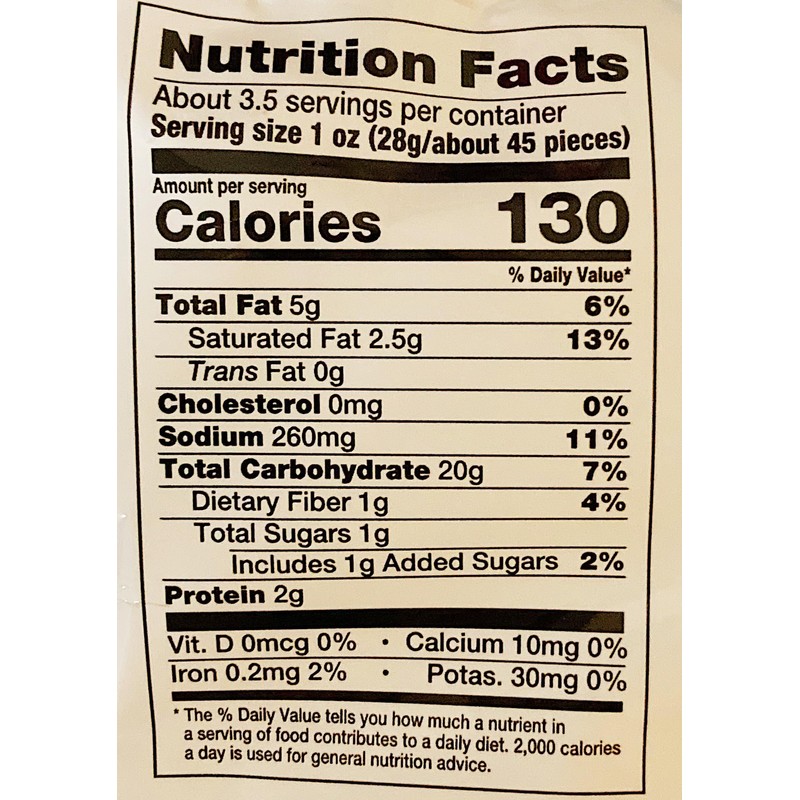 Shrimp Chips, Roasted Seaweed Flavor, Crispy & Crunchy, 3.3 oz,