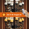 Yme Rechargeable Tea Lights Candles with Charger Storage Base, 6