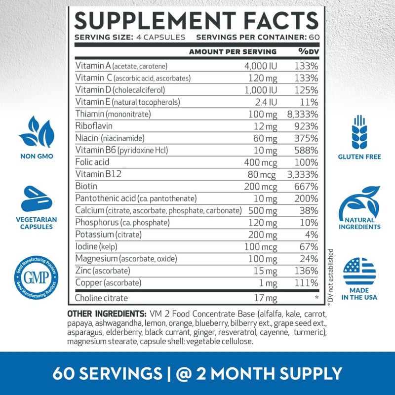 Vitaminerals 2BG+™ B Complex Immune Support High Potency B Complex