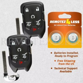 Remotez4less 2 For HYQ1AA 2015 2016 2017 2018 2019 2020 GMC Yukon XL Keyless Entry Fob Remote