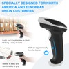 JRHC Bluetooth Barcode Scanner, Wireless Bar Code Scanners with Stand