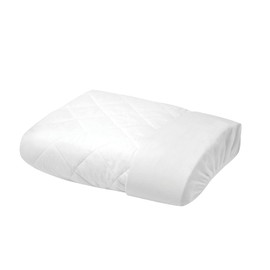 Yatas Bedding Perle 39 x 79 Cotton Twin XL Mattress Protector in White