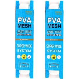 Namvo Water Soluble PVA Net Refill Pack Quick Dissolve 5 Meters Long Nest Tool for Special Bait Fishing (Width 18mm)