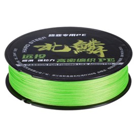 M METERXITY Braided Fishing Line, 164 Yards 0.32mm Dia Abrasion Resistant Colored Fishing Line for Saltwater/Freshwater/Ice Fishing, 8 Strand Super Strong Zero Stretch [Green]