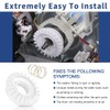 Upgraded WH05X24185 Washing Machine Clutch & WH01X24434 Washer Spring fit