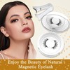Ginani Magnetic Lashes,Ginani Magnetic Lashes Kit,Magnet Eyelashes with Applicator Natural