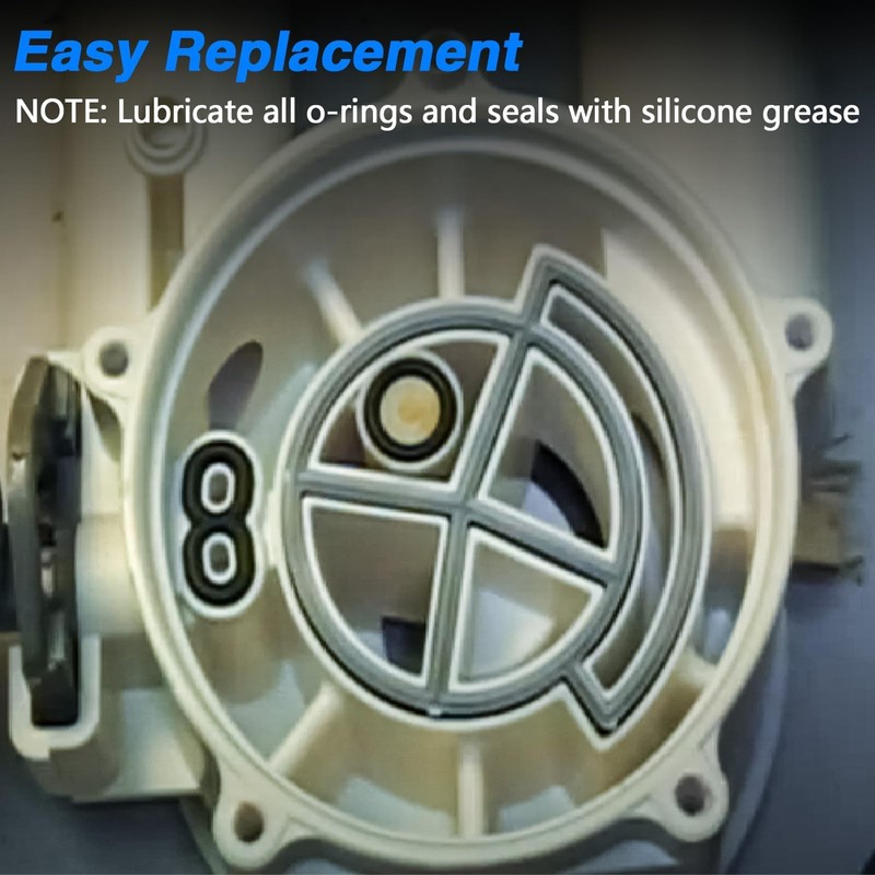 RUHUALIFE Water Softener Seal Kit Water Softener Rotor Disk Repair