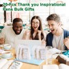 20 Pcs Thank you Inspirational Pens Bulk Gifts, Employee Appreciation