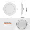 Dream lighting 12v LED RV Lights Interior LED Recessed Ceiling