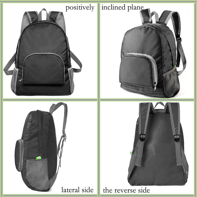 SENLINLU Backpack Lightweight Foldable Backpack Lightweight Hiking Backpack Multipurpose Daypacks