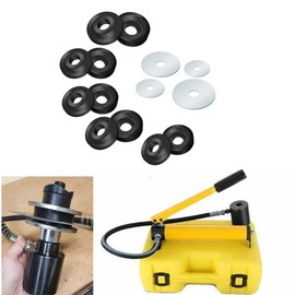 XTPTFABS Dimple Die Set and Steel Backing Discs Compatible with Harbor Freight Hydraulic Punch Driver kit