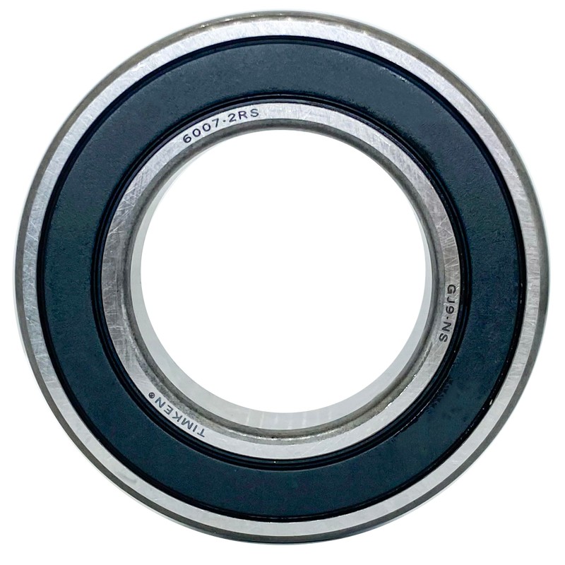 2PACK TIMKEN 6207-2RS Double Rubber Seal Bearings 35x72x17mm, Pre-Lubricated and