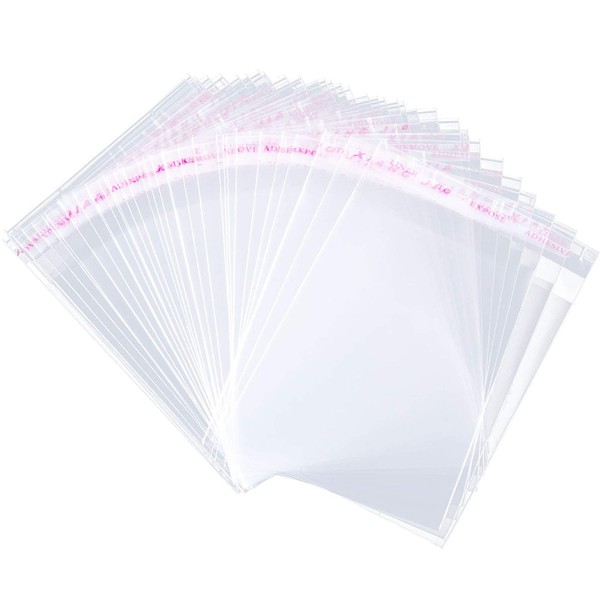 200 Pcs Cellophane Bags 2x3 Inches Self Sealing Cello Bags Small Clear Cookie Bags Adhesive OPP Bags Resealable Plastic Poly Bags Cellophane Treat Bags for Candy Jewelry Gifts Decorative Favor