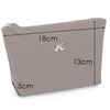 Kitamura BN0004 Canvas Pouch, light gray 82821