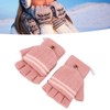 Heated Mitten Gloves Double Sided Heating Promote Blood Circulation USB