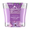Glade Candle Jar, Air Freshener, Happy-Go-Lilac, 3.4 oz