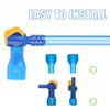 PEUTIER 9pcs Bite Valve Replacement for Camelbak, Blue Bladder Replacement