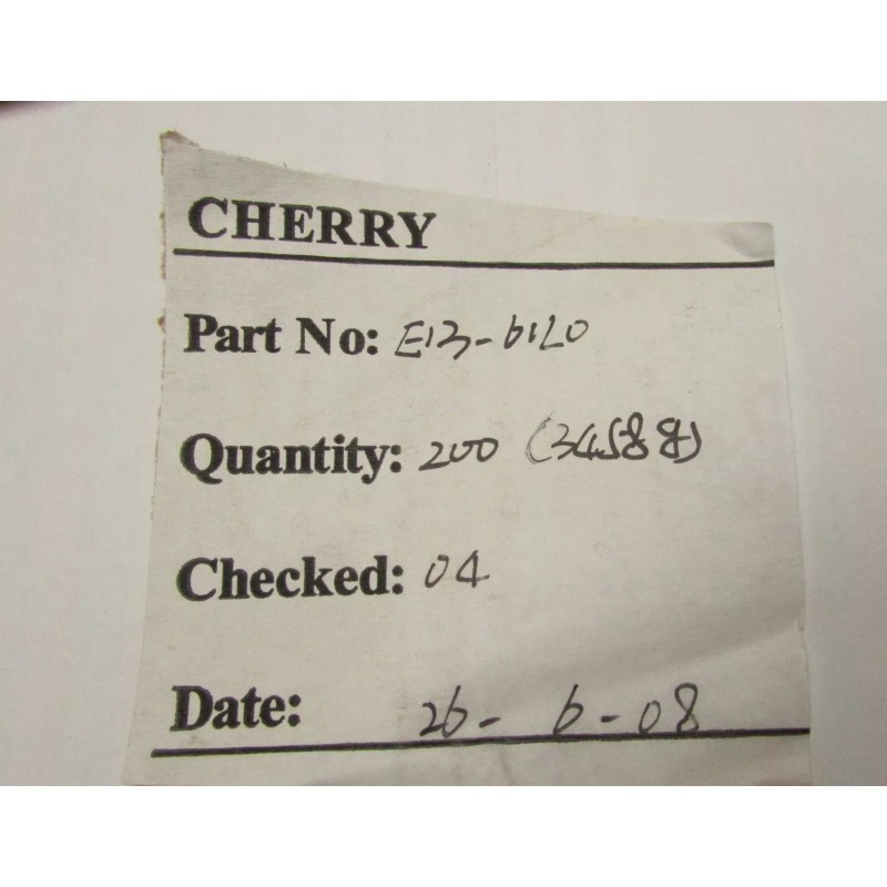 Cherry Electrical 2 Cherry E13 15A N/O & N/C Button