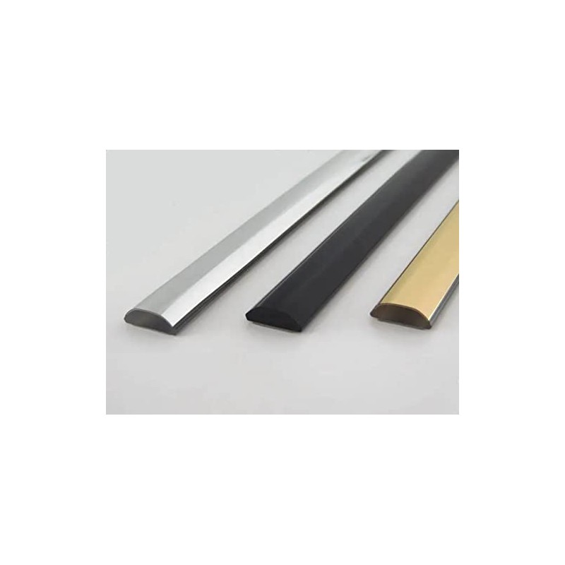 Trim-Gard 5/8" Chrome + Black Wheel Well Molding (Chrome, 20