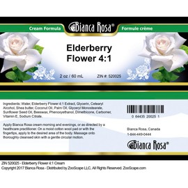 Elderberry Flower 4:1 Cream (2 oz, ZIN: 520025) - 2 Pack