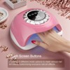 LVAINIT Pink UV LED Nail Lamp – Elegant Touch Screen