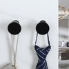 SAYAYO Modern Black Coat Hooks Wall Mounted, Towel Hooks for