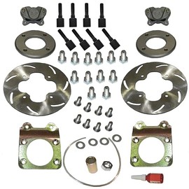 TOP NOTCH PARTS FRONT LEFT RIGHT DISC BRAKE CONVERSION KIT FITS HONDA TRX300 TRX 300 FOURTRAX92 93 94 95 96 97 98 99 00 FREE FEDEX 2 DAY SHIPPING