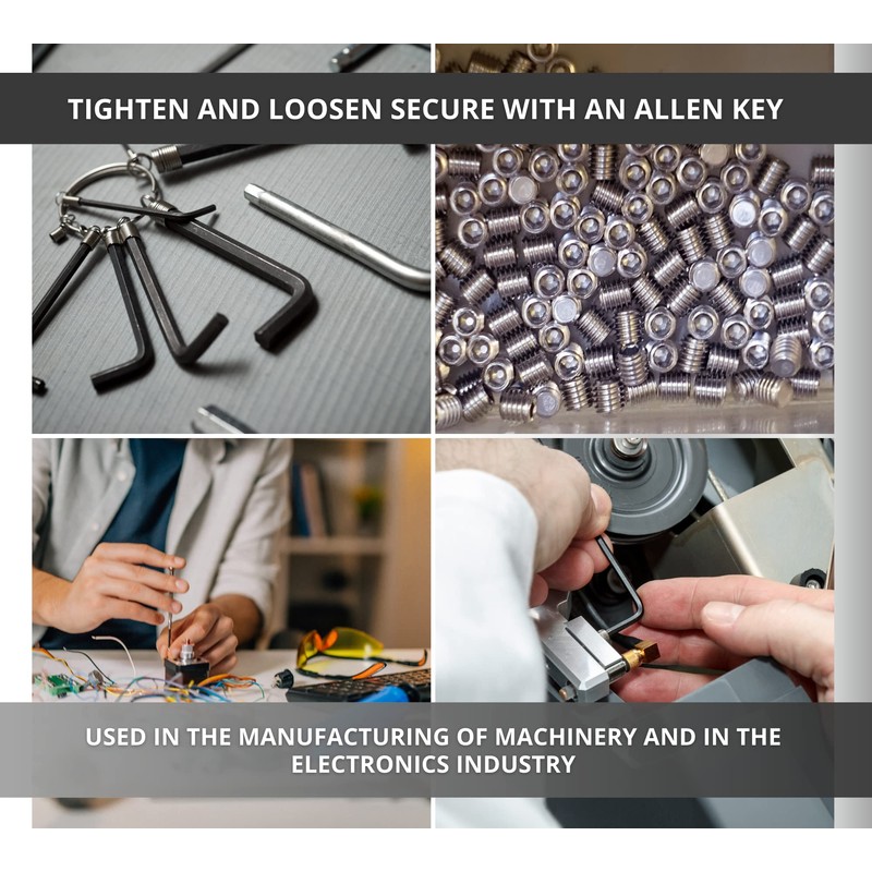 DOJA Industrial | Allen Threaded Metric Headless Screws | M3
