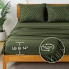 Litanika Oversized King Size Comforter Set with Sheets Olive Green