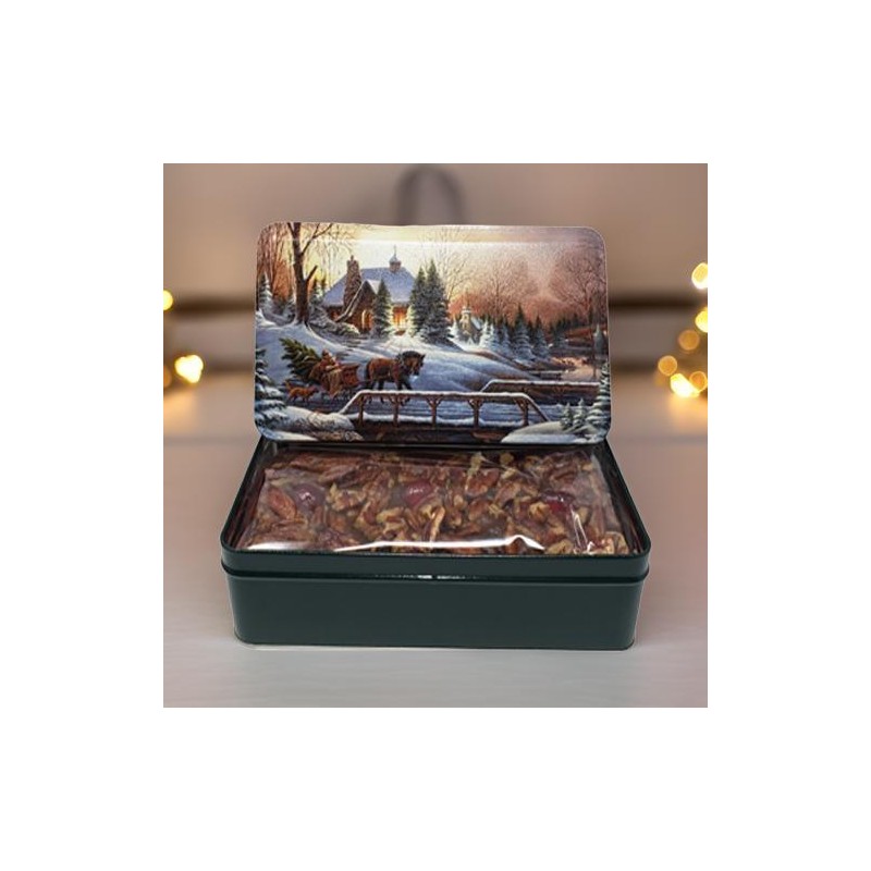 Bourbon Fruitcake - Size: 16 Ounce Holiday Tin