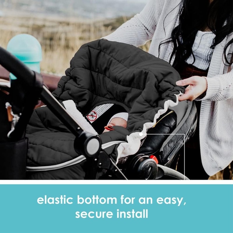 JJ Cole Winter Baby Car Seat Cover - Winter Car