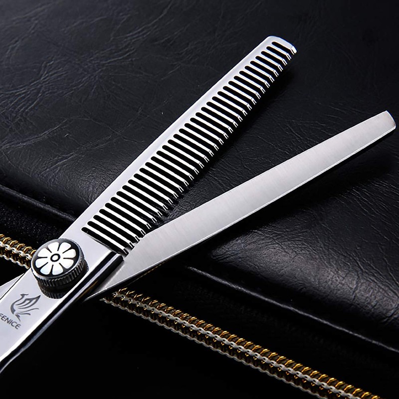 Fenice Professional Hair Cutting Thinning Shear- 8 in 1 Hairdressing