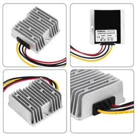 HOMELYLIFE DC Voltage Converter 36V Step Down to 12V 10A 120W Waterproof Voltage Regulator for Golf Cart LED Strip Light Power Supply Transformer