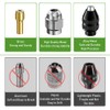 Drill Chuck Collet Set for Dremel, 15PCS Chuck Collet Kit,