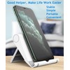 JUSDIQIR Cell Phone Stand for Desk 2 Pack Mobile Phone