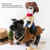 Cowboy Pet Costume Breathable Comfortable Polyester Dog Cloth Decorative Funny