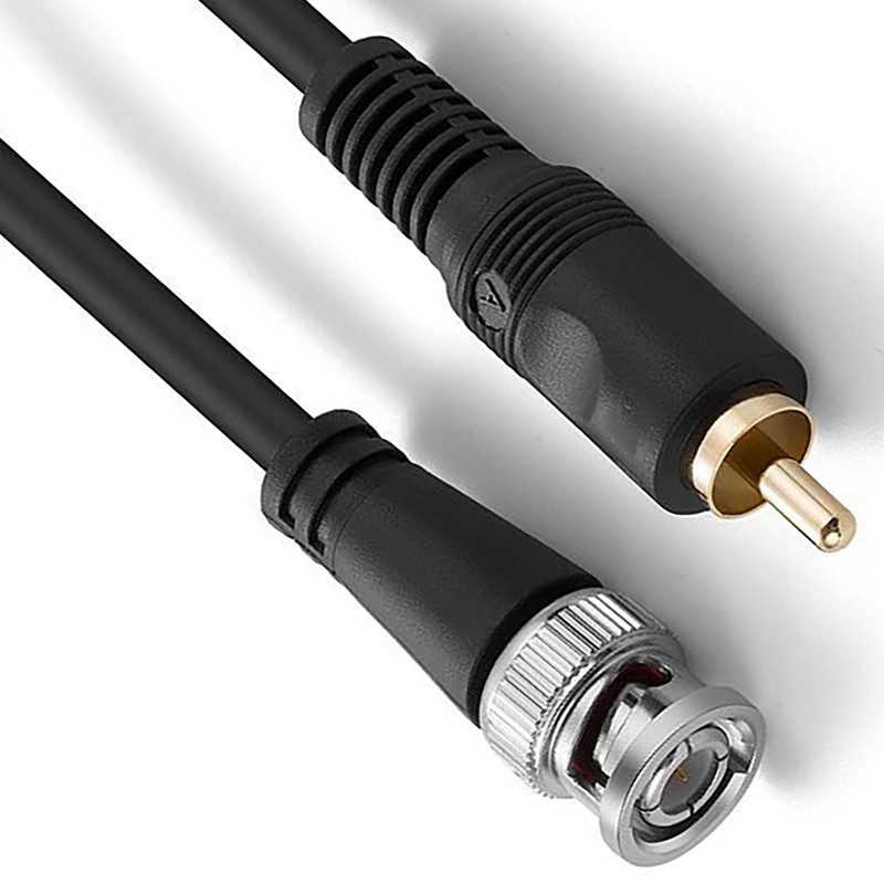 tunghey BNC to RCA Adapter Cable RCA Male to BNC