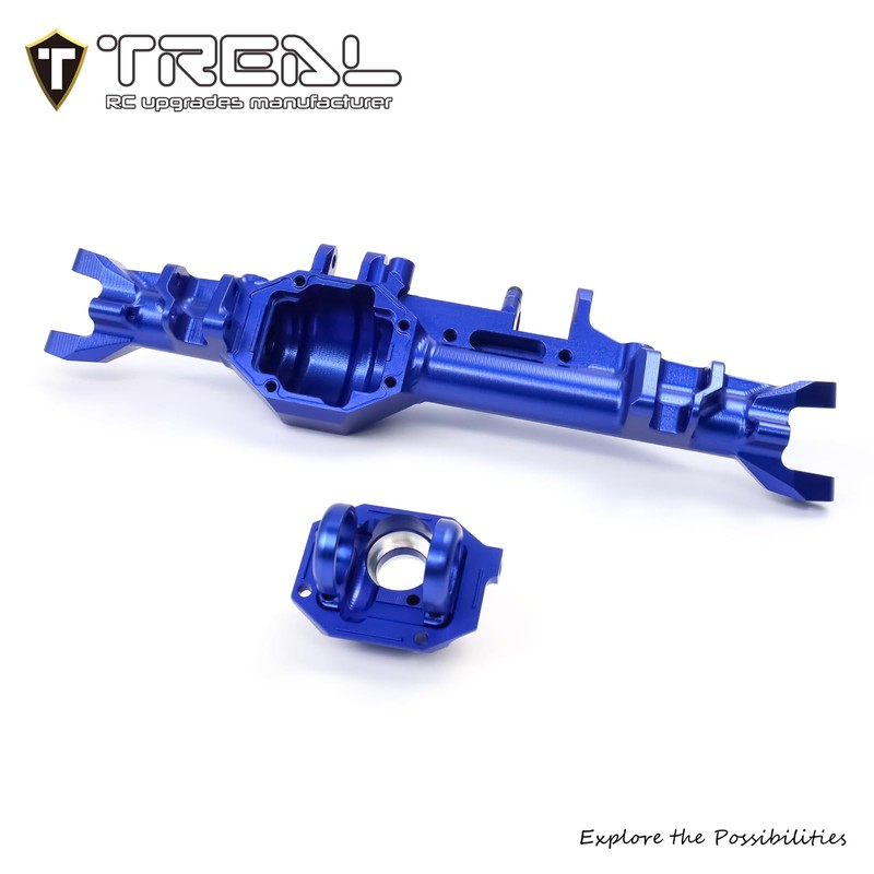 TREAL Aluminum 7075 - Carcasa de eje delantero CNC para