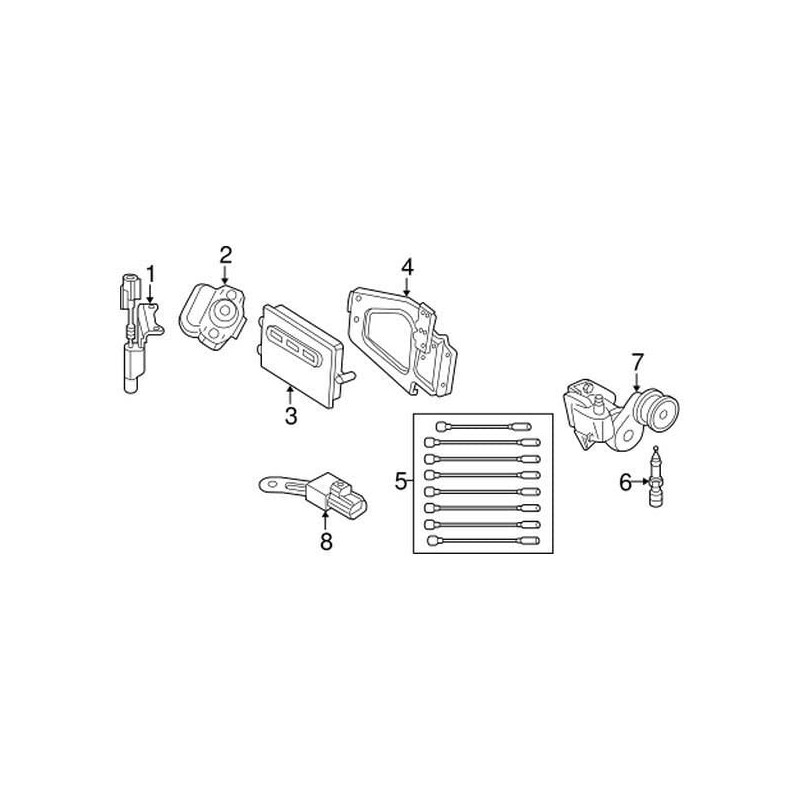 Mopar 56028394AD Paquete de bobina de encendido