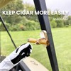 Magnetic Cigar Holder for Golf Cart, Sturdy Aluminum Cigar Holder,Fits