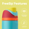 Owala FreeSip Botella de acero inoxidable aislada con popote, botella