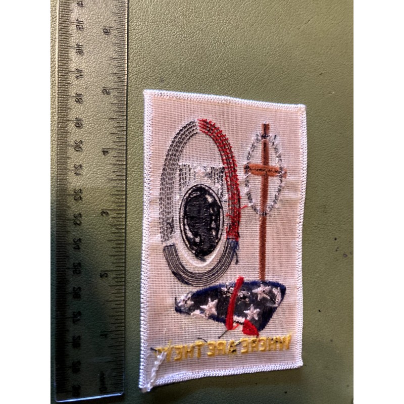 POW*MIA - Where Are They? Embroidered Patch