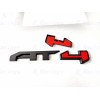 Auto Front Grill Matte Black Red AT4 OVERLAY Emblem 2023+