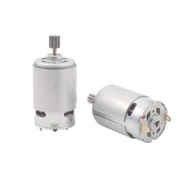 SHENGLE 2 PCS 550 30000RPM 12 Volt Electric Motor, High Speed RS550 12V Motor Gearbox Accessories for Power Wheels Children Ride On Car Parts