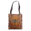 DRAGONFLY -LEATHER-BAG Sunflower Hippie Tote Bag